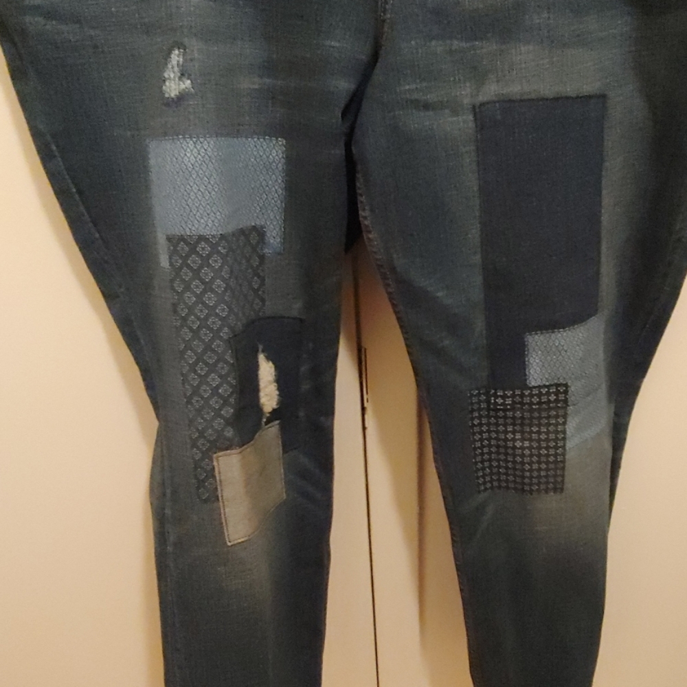 Patchwork Boyfriend Jeans - image 2